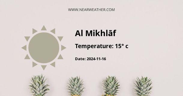 Weather in Al Mikhlāf