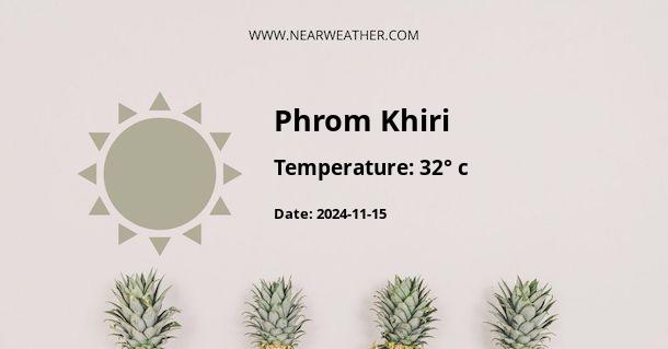 Weather in Phrom Khiri