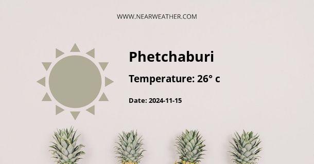 Weather in Phetchaburi