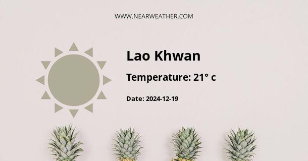 Weather in Lao Khwan