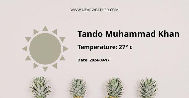 Weather in Tando Muhammad Khan