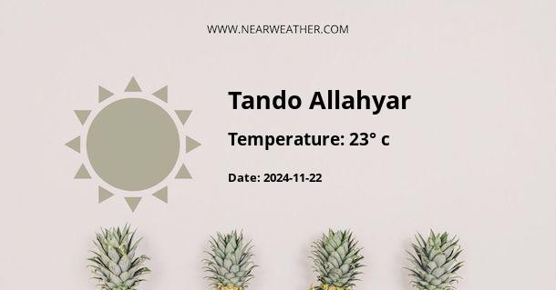 Weather in Tando Allahyar