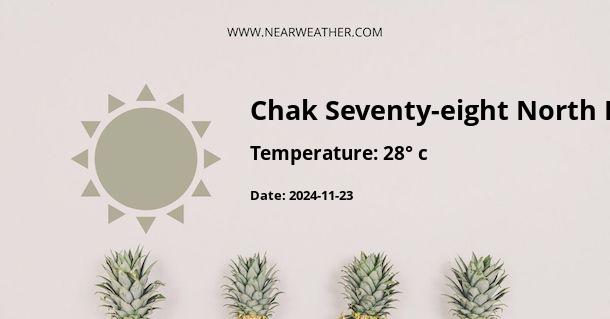 Weather in Chak Seventy-eight North Branch