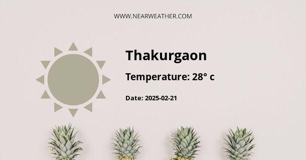 Weather in Thakurgaon