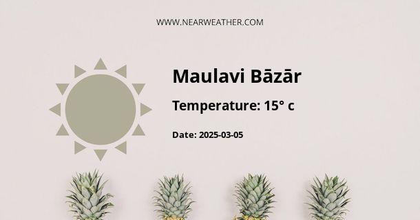 Weather in Maulavi Bāzār