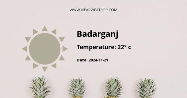 Weather in Badarganj