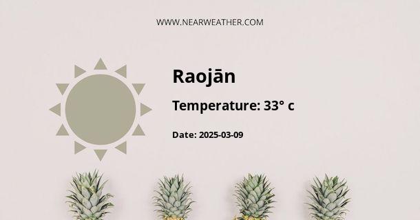 Weather in Raojān