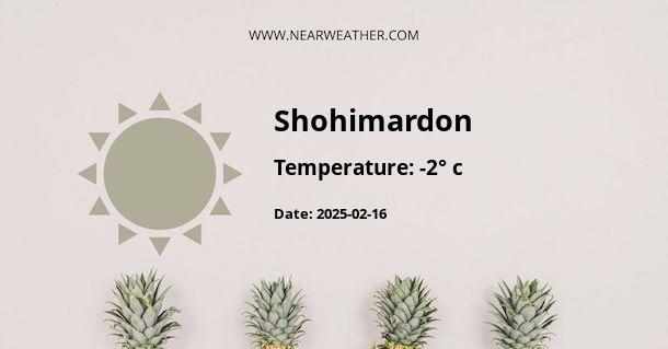 Weather in Shohimardon