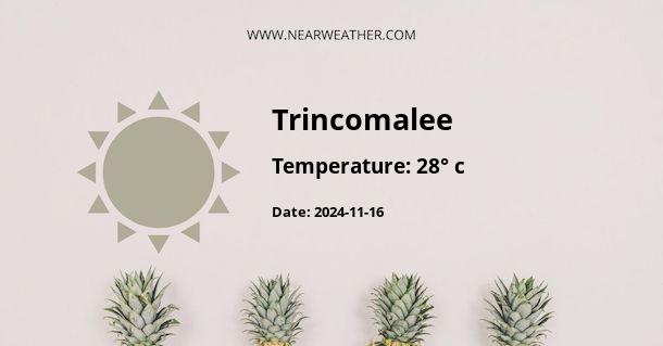 Weather in Trincomalee