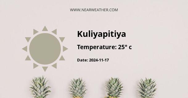 Weather in Kuliyapitiya