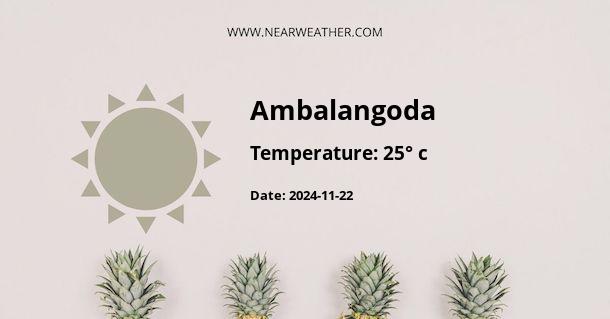 Weather in Ambalangoda