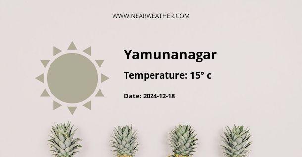 Weather in Yamunanagar