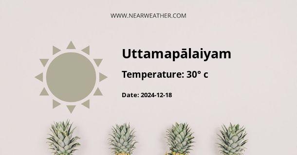 Weather in Uttamapālaiyam