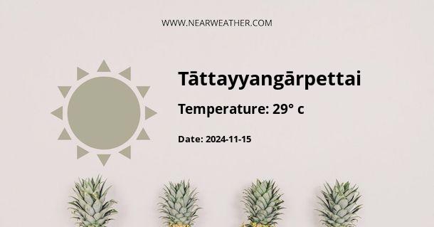 Weather in Tāttayyangārpettai