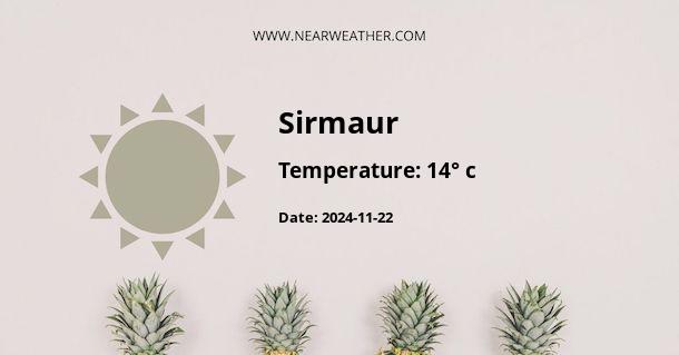 Weather in Sirmaur