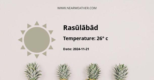 Weather in Rasūlābād