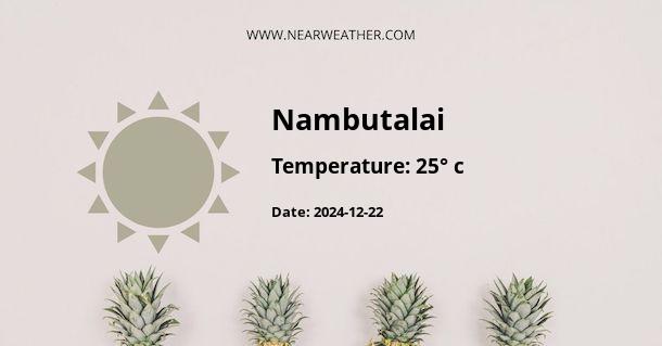 Weather in Nambutalai