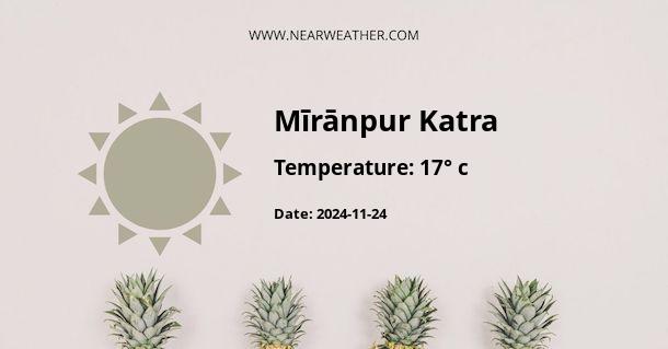 Weather in Mīrānpur Katra