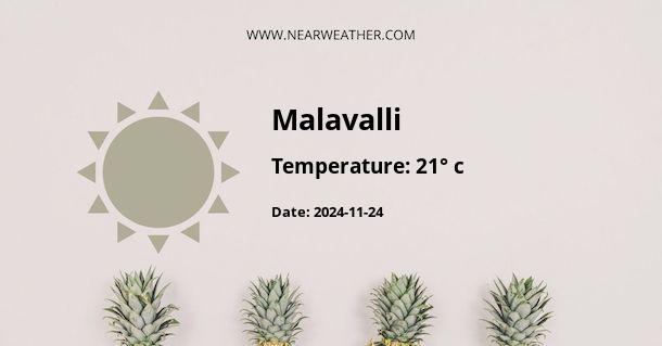 Weather in Malavalli