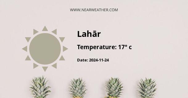 Weather in Lahār