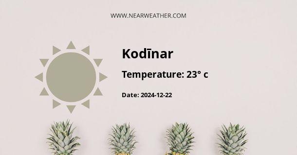 Weather in Kodīnar