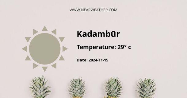 Weather in Kadambūr