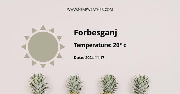 Weather in Forbesganj