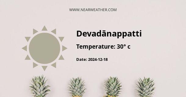 Weather in Devadānappatti