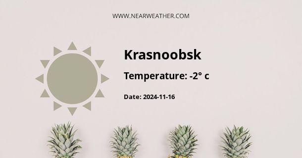 Weather in Krasnoobsk