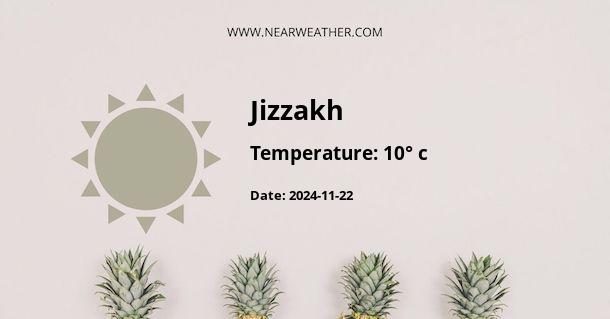 Weather in Jizzakh