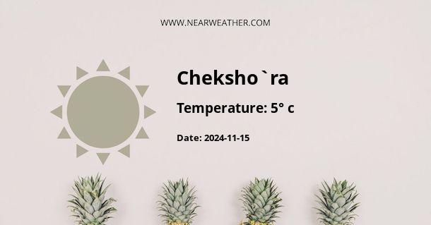 Weather in Cheksho`ra