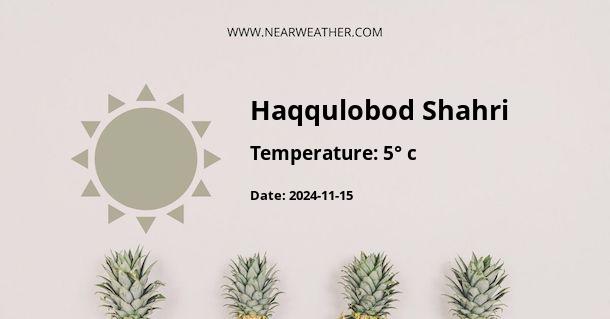 Weather in Haqqulobod Shahri