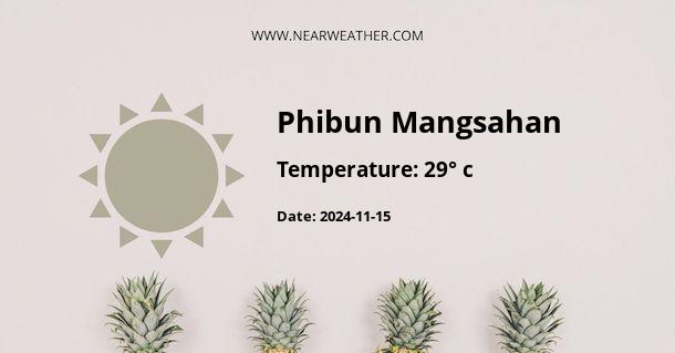 Weather in Phibun Mangsahan