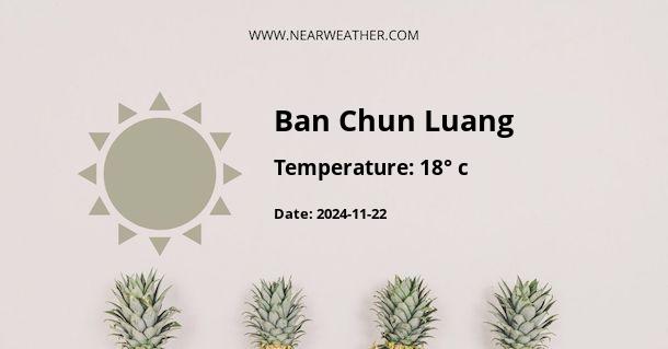 Weather in Ban Chun Luang