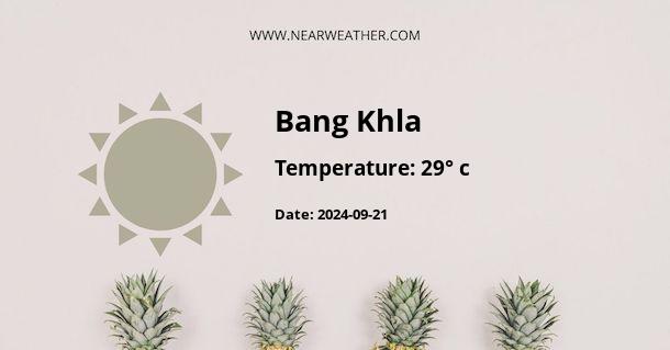 Weather in Bang Khla