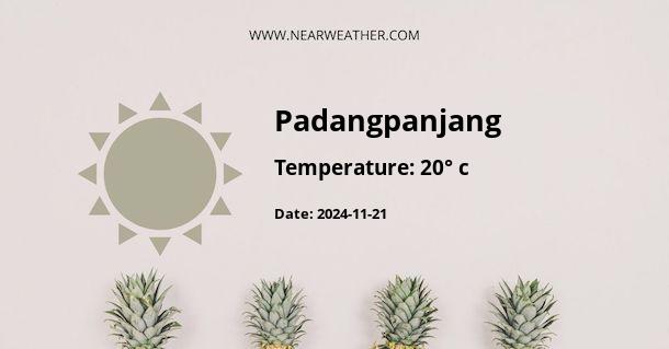 Weather in Padangpanjang