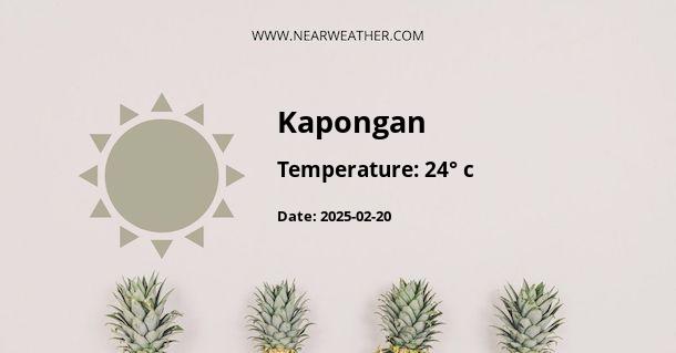 Weather in Kapongan