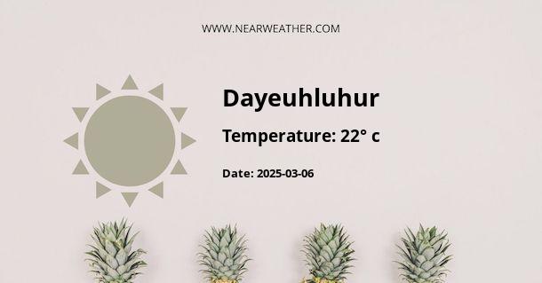 Weather in Dayeuhluhur