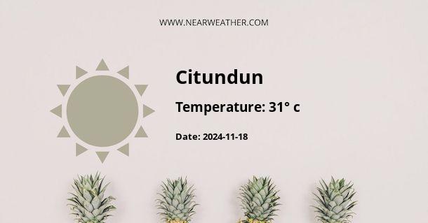 Weather in Citundun