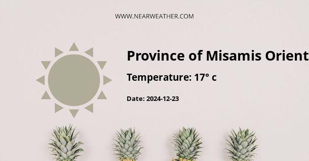 Weather in Province of Misamis Oriental