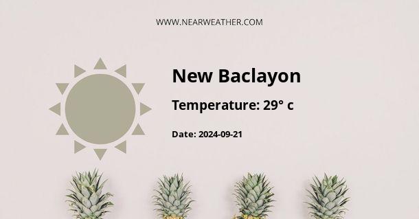 Weather in New Baclayon