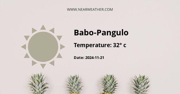 Weather in Babo-Pangulo