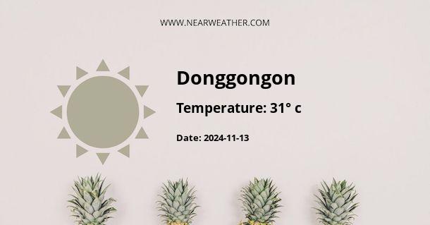 Weather in Donggongon