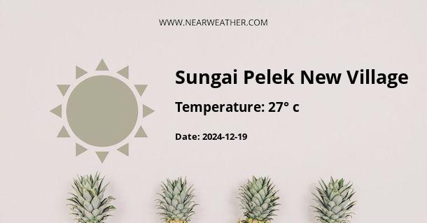 Weather in Sungai Pelek New Village