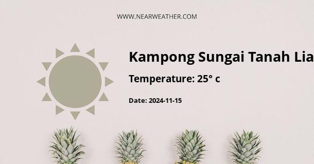 Weather in Kampong Sungai Tanah Liat