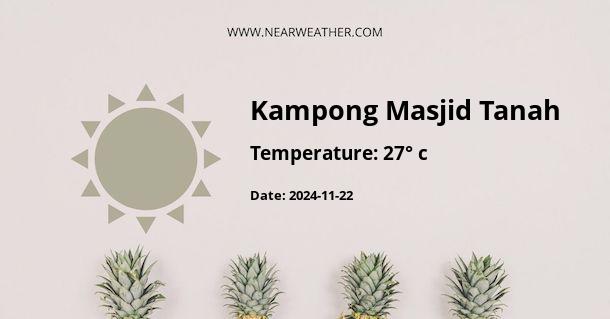 Weather in Kampong Masjid Tanah