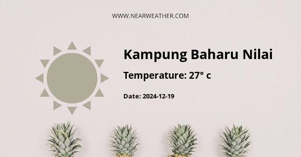 Weather in Kampung Baharu Nilai