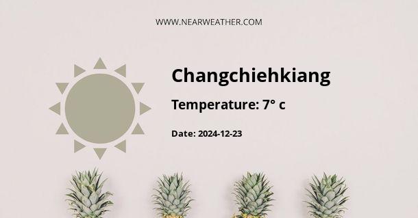 Weather in Changchiehkiang