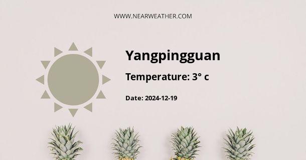 Weather in Yangpingguan