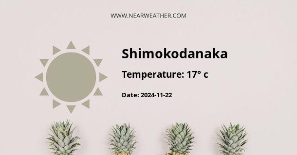 Weather in Shimokodanaka